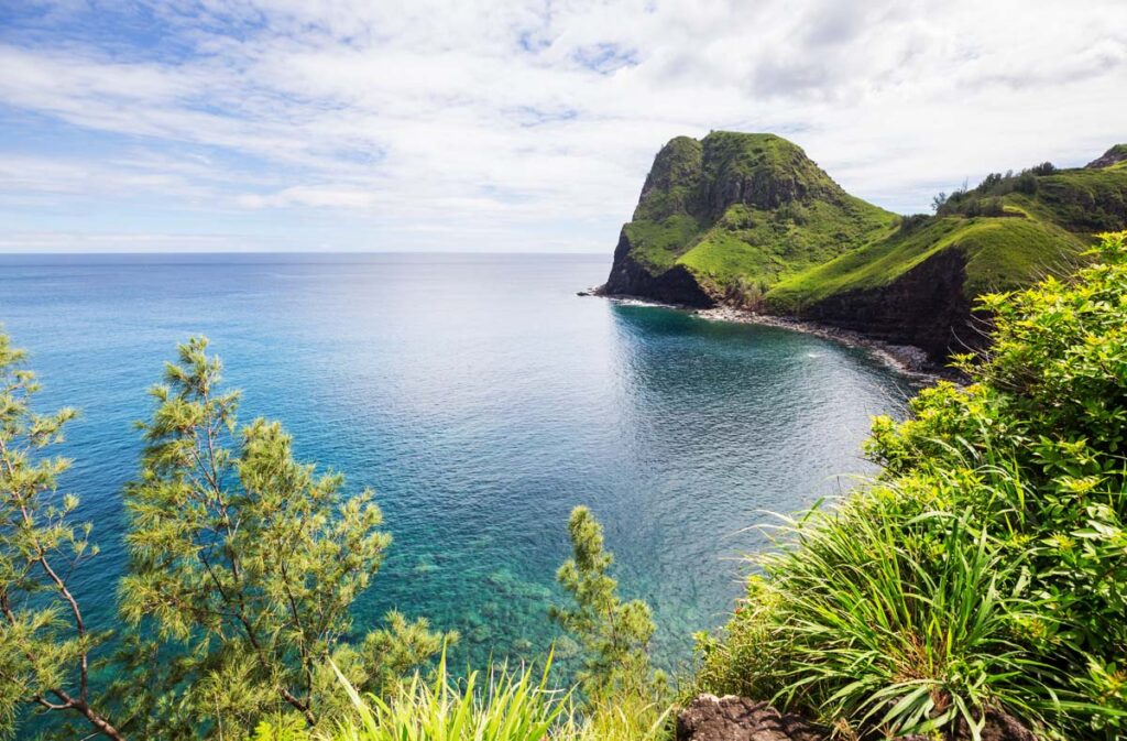 Beautiful tropical beach on Maui island, Hawaii